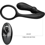 PRETTY LOVE - WARREN BLACK ANAL RING  VIBRATOR